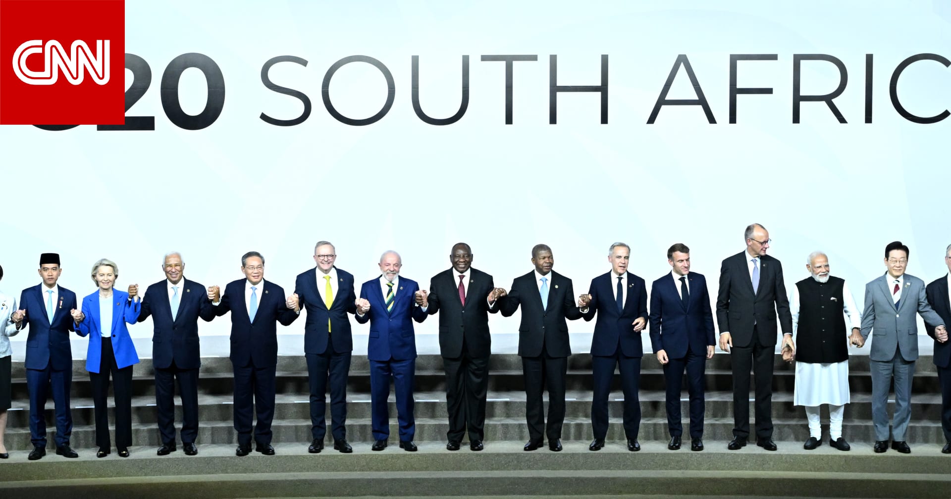 "إنهم ليسوا هنا".. رئيس جنوب إفريقيا يعلق "مازحا" على غياب أمريكا عن قمة العشرين