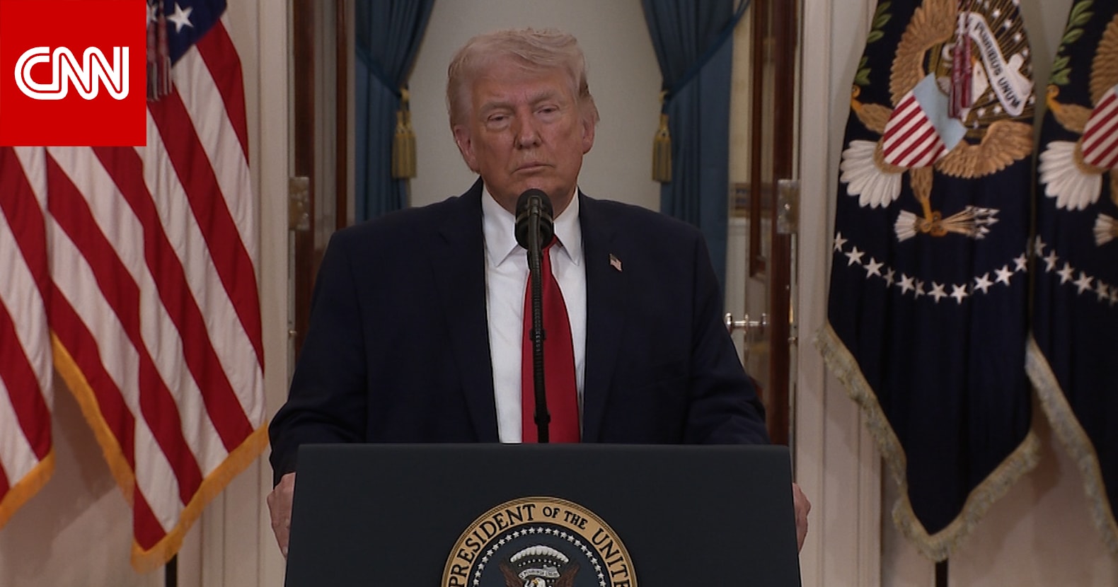 ترامب: نحن على وشك إنهاء التهديد الإيراني الخبيث لأمريكا وللعالم