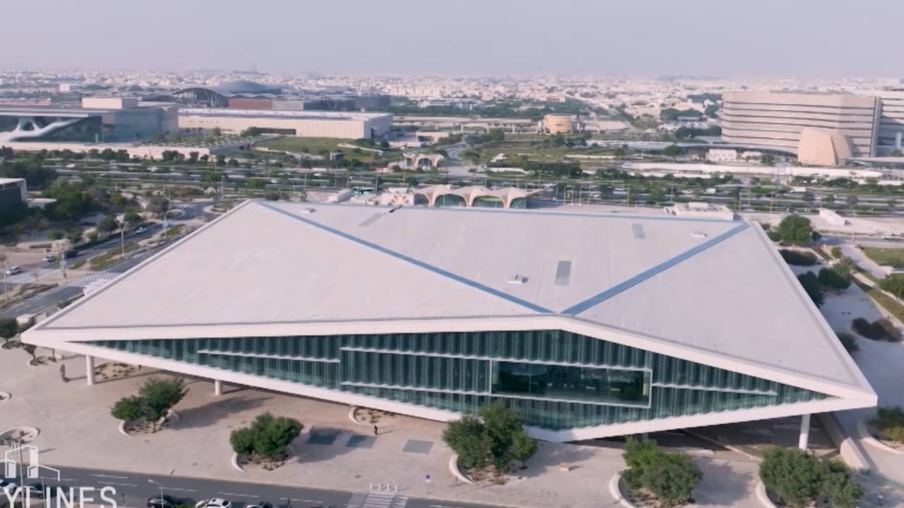 استكشف التصميم الفريد لمكتبة قطر الوطنية